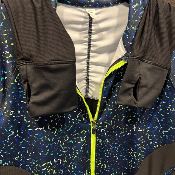 Woman’s FILA Sport Jacket Zipper front side, Size XL - Picture 9 of 14